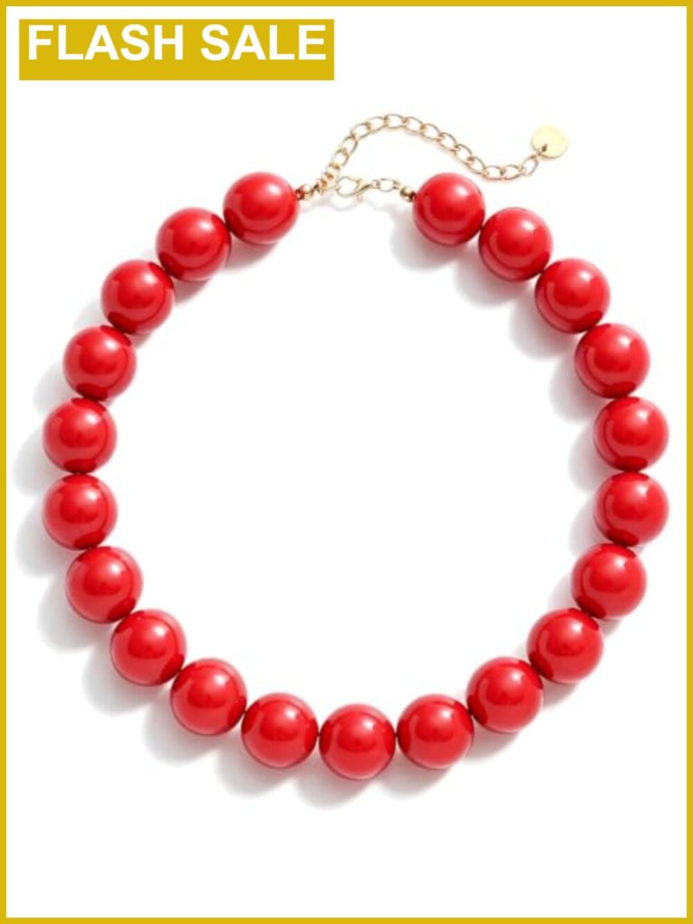 Chunky Beaded Necklace 20MM Acrylic Bead Choker Boho Statement